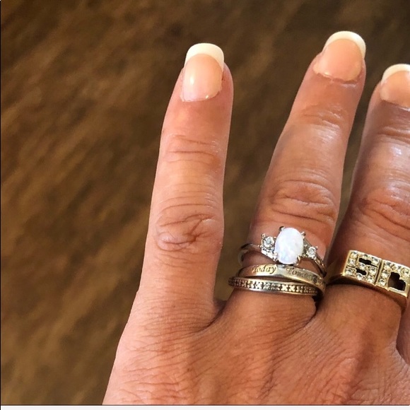 @2L-Exquisite Solid St Nat Gemstone Opal Iridescen - Picture 4 of 5